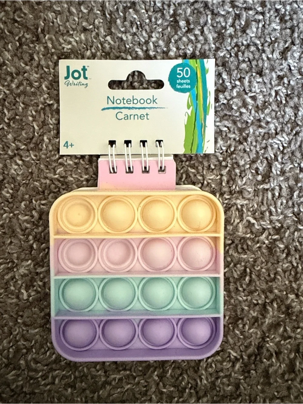 Jot Writing Pastel Rainbow Pop-It Notebook 50 sheets